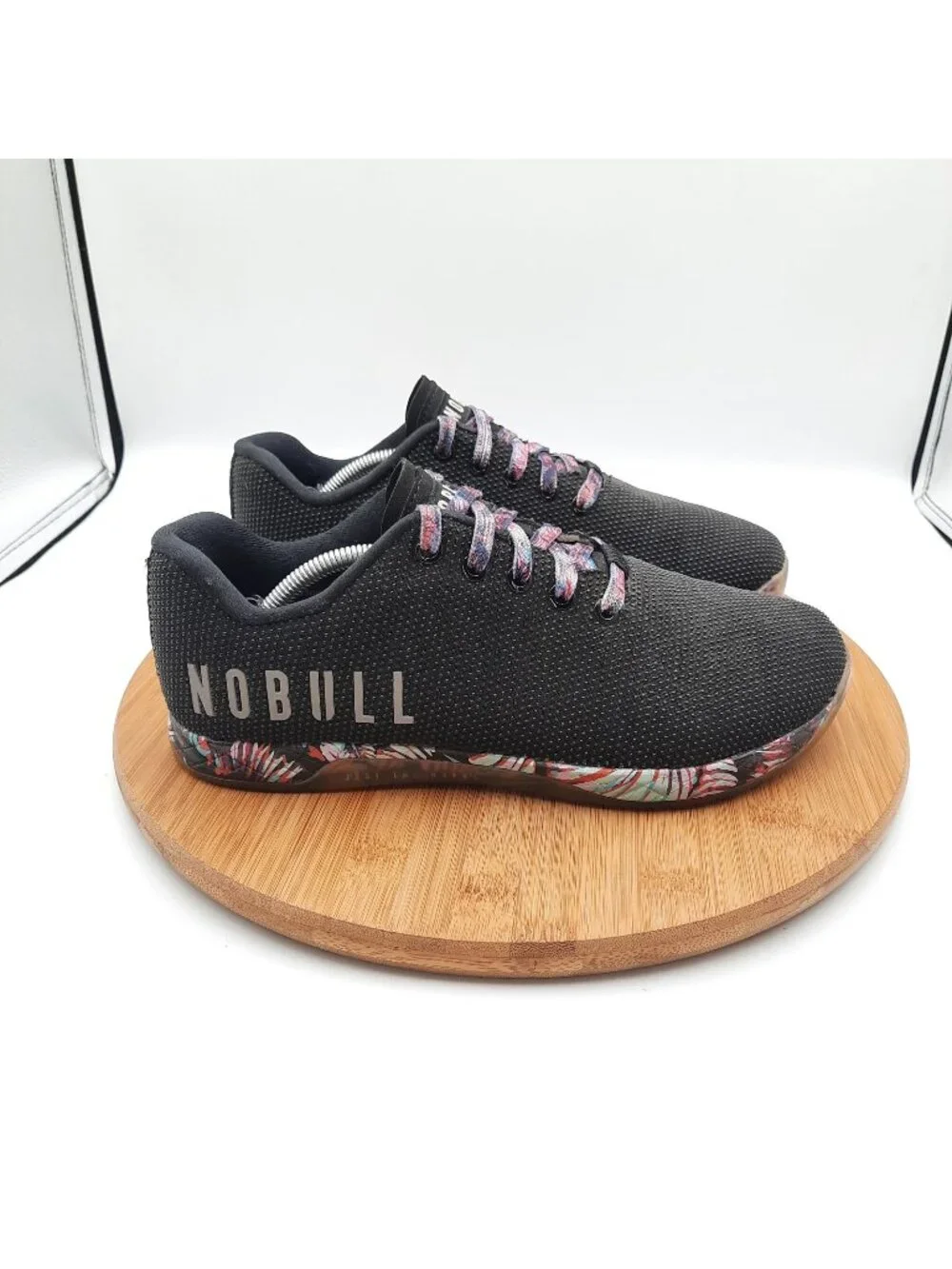 Nobull Outwork Womens Size 9.5 Shoes Midnight Palm Gym Workout Training Sneakers